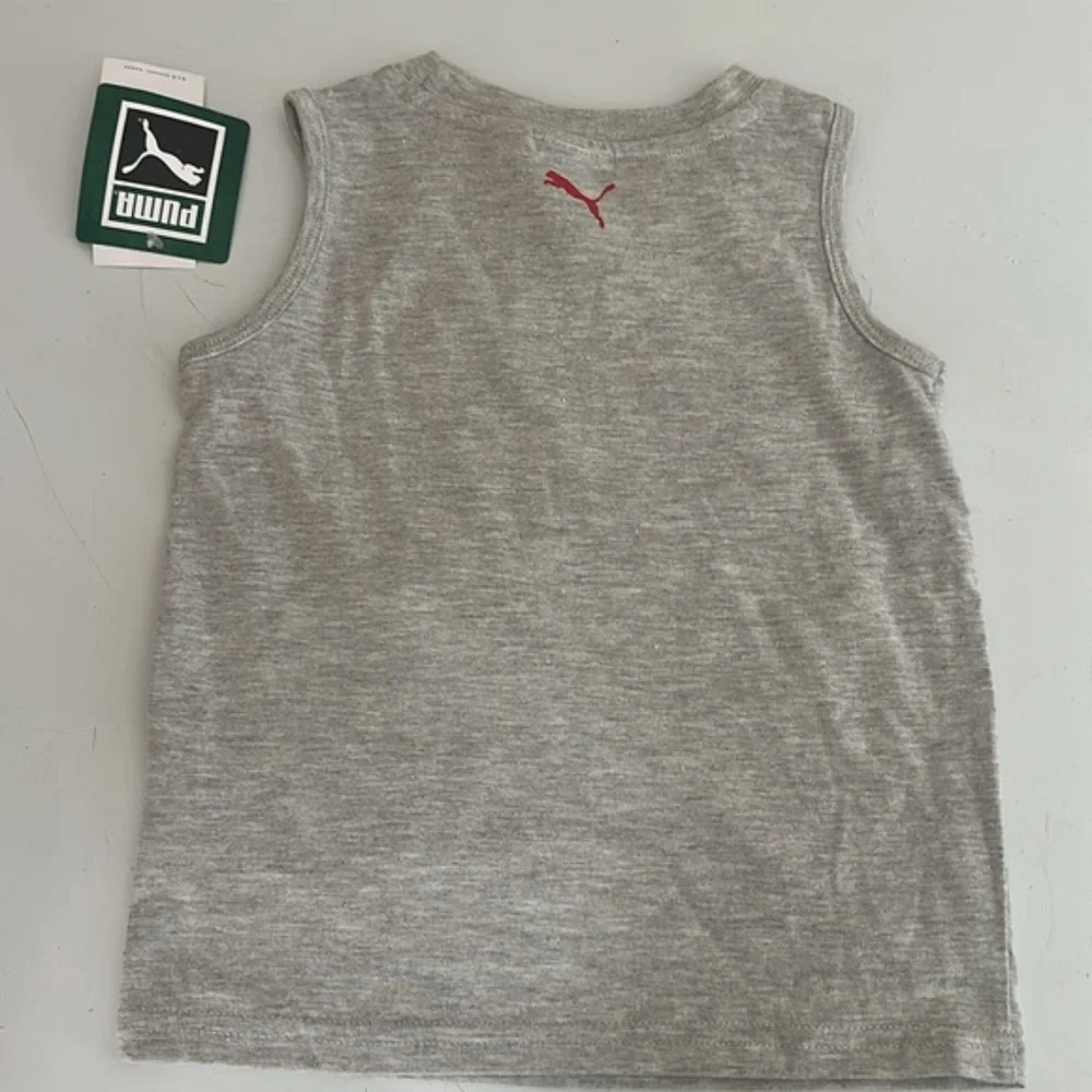 Puma Gray and Black Athletic Shorts Set Baby Boy Size 24 Months NEW - Picture 8 of 11